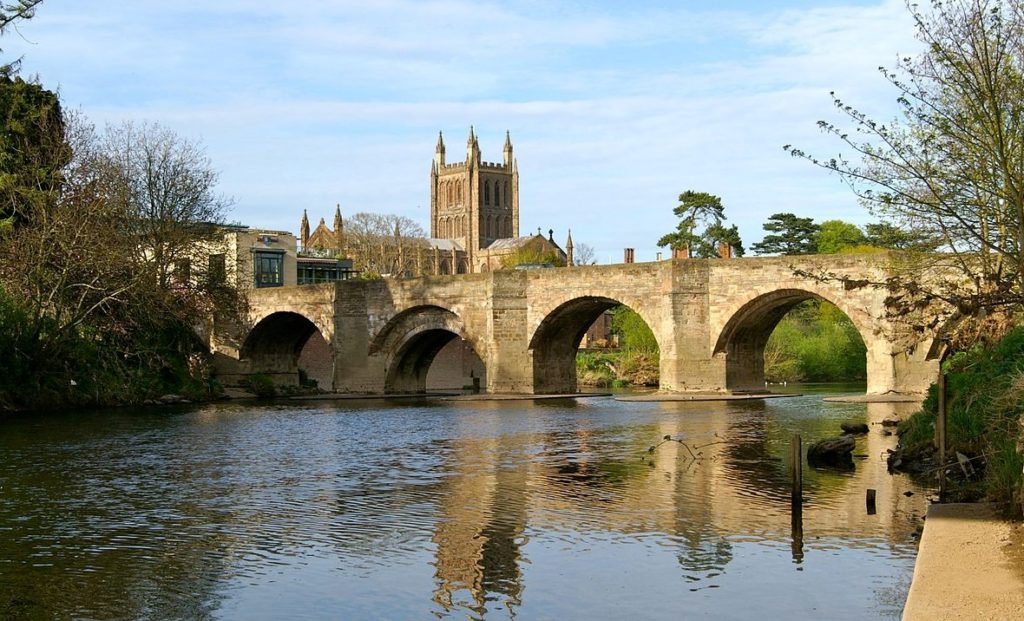 Hereford view of the wye river